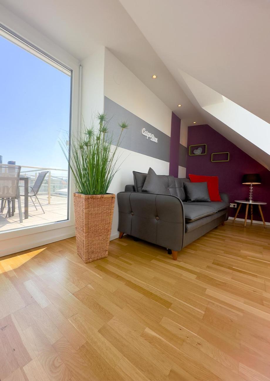 Elegant Duplex Danube Canal Відень Екстер'єр фото
